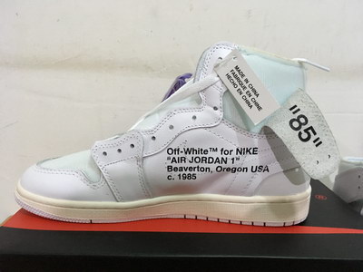 OFF-WHITE x Air Jordan 1 “White”
