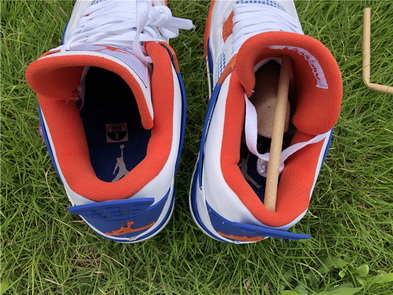 Air Jordan 4 White Blue Orange