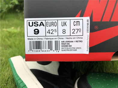 A J 1 High OG “Pine Green”