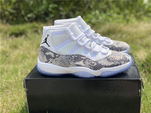 Air Jordan 11 High Top Snakeskin Gray