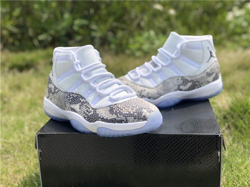 Air Jordan 11 High Top Snakeskin Gray
