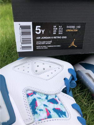 Air Jordan 6 GS GreenAbyss