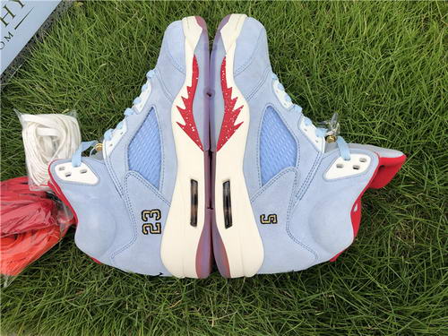 Trophy Room x Air Jordan 5 “Ice Blue”