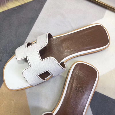 H**mes slippers women(aaa)-011