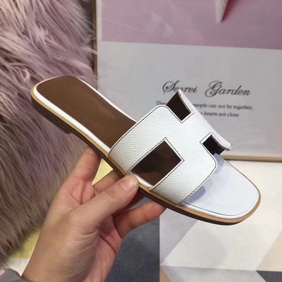 H**mes slippers women(aaa)-011