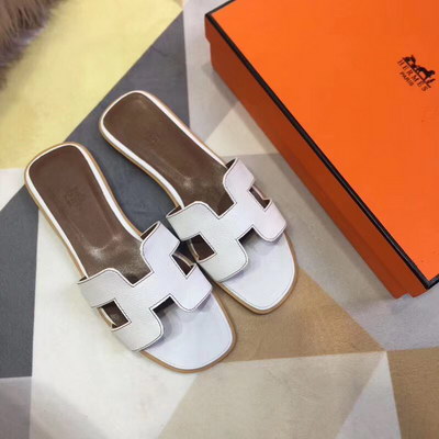 H**mes slippers women(aaa)-011