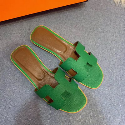 H**mes slippers women(aaa)-016