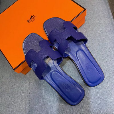 H**mes slippers women(aaa)-009