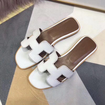 H**mes slippers women(aaa)-011
