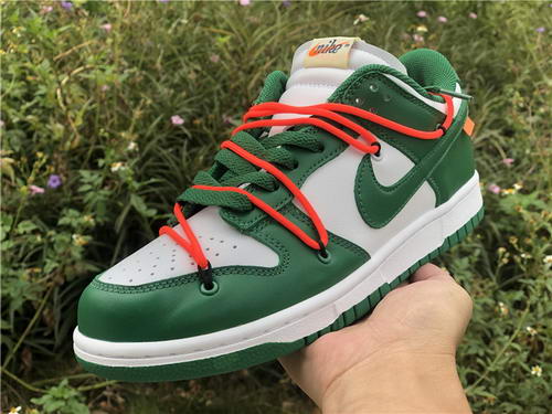 Off-White x Nike Dunk Low Green