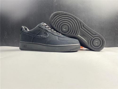 Stussy x Nike Air Force 1 Low “Black”