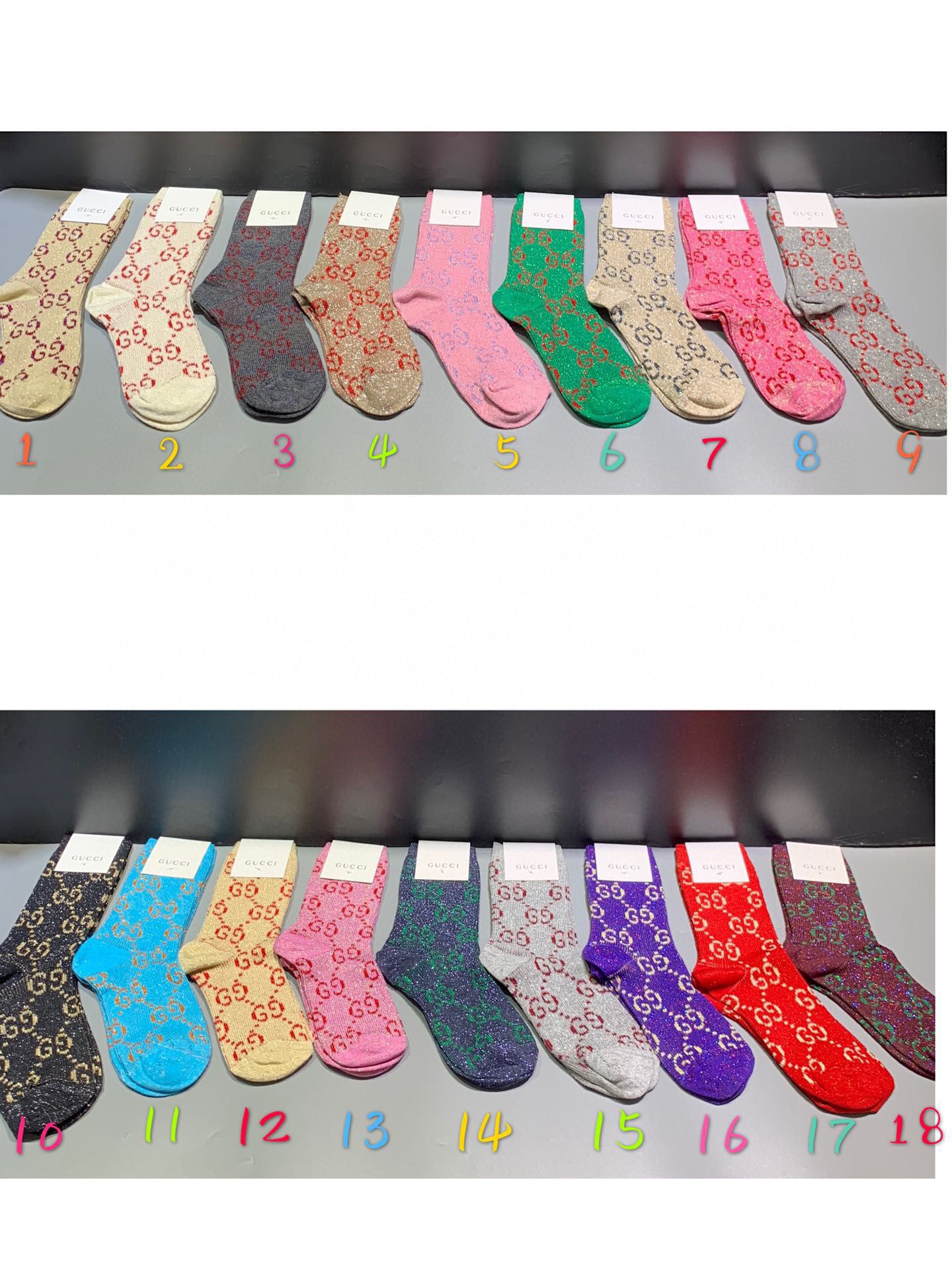 G*u*i socks(1 pairs)-342