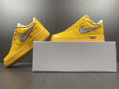 Off-White x Nike Air Force 1 Low University Gold