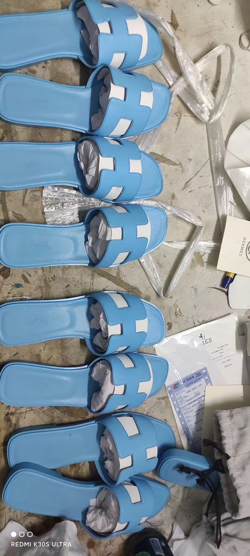 H**mes slippers women(aaa)-021