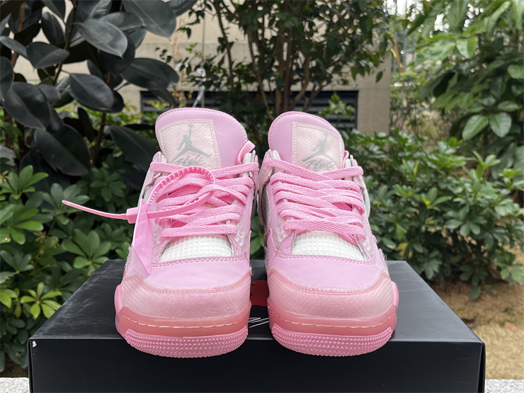 Air Jordan 4 OFF-WHITE x AJ4 Pink