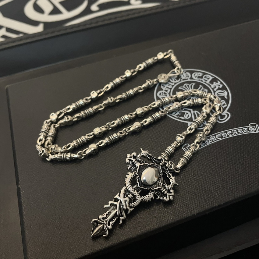 Chrome Heart Necklace-063