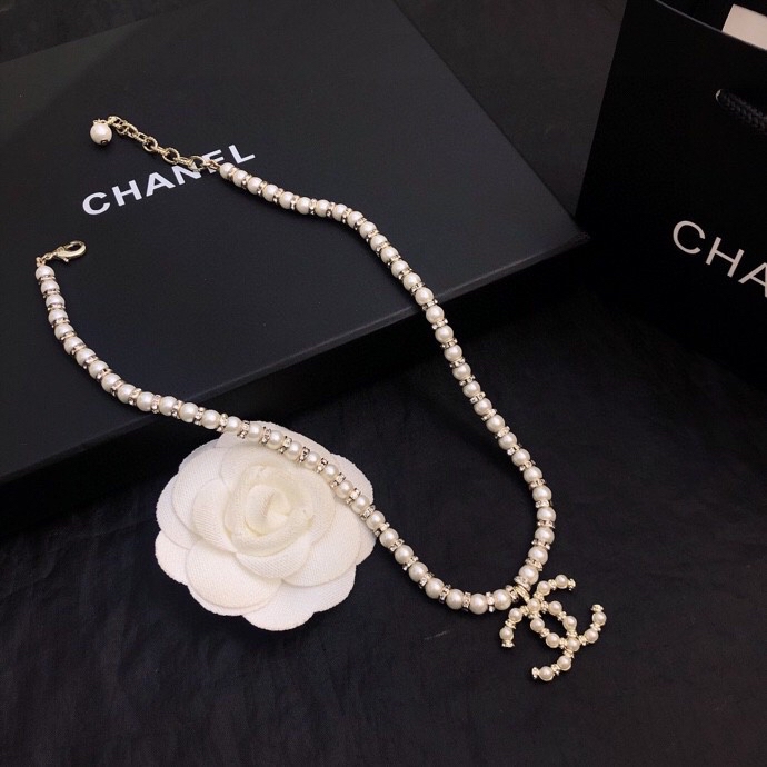 Ch*el necklace-433