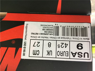 Air Jordan 1 OG High “Metallic Red”