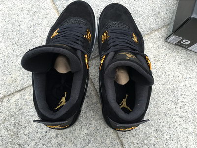 Air Jordan 4 Black Suede