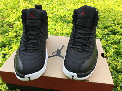 Air Jordan 12 Black Nylon-013