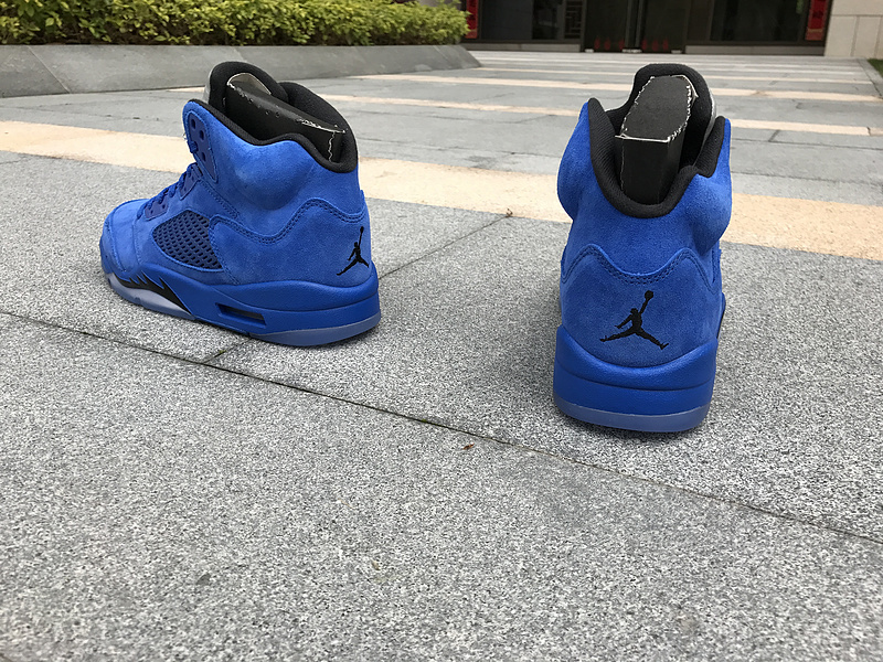Air Jordan 5 Retro Blue Suede